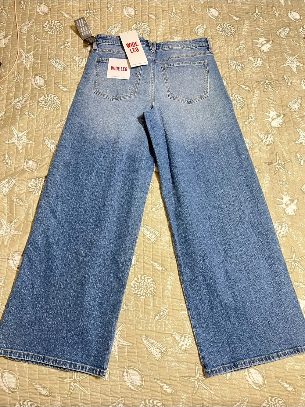 Celebrity Pink Light Blue Wide-Leg Jeans - Picture 3 of 4
